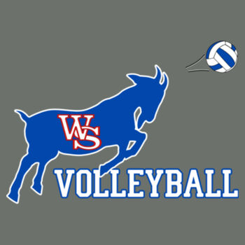 WS Volleyball Billie - Long Sleeve Heather Colorblock Contender  Tee Design