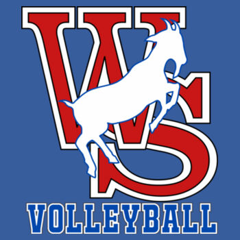 WS Volleyball - Essential Fleece Pullover Hooded Sweatshirt Design