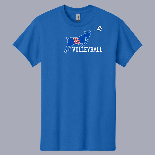 WS Volleyball Billie - Heavy Cotton 100% Cotton T Shirt Thumbnail