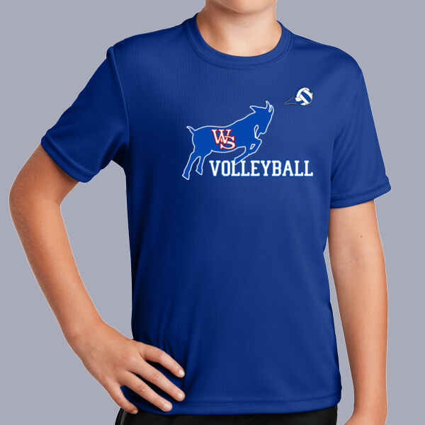 WS Volleyball Billie - Youth PosiCharge ® RacerMesh® Tee Thumbnail