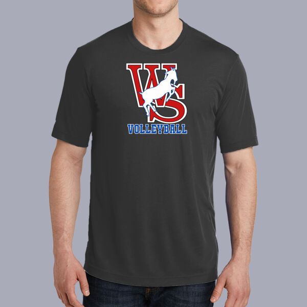 WS Volleyball w/Player Name - PosiCharge ® Competitor  Cotton Touch  Tee Thumbnail