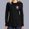 Ladies PosiCharge ® Tri Blend Wicking Long Sleeve Hoodie Thumbnail
