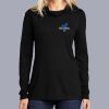 Ladies PosiCharge ® Tri Blend Wicking Long Sleeve Hoodie Thumbnail